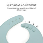 Σαλιάρα Σιλικόνης White Marble - Image 5