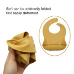 Σαλιάρα Σιλικόνης White Marble - Image 4