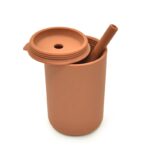 Ποτηράκι σιλικόνης με καλαμάκι Cloud 160ml - Image 2