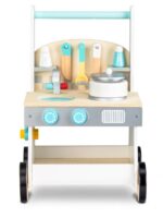 Ξύλινο Καροτσάκι ώθησης κουζίνας Ecotoys - Image 3