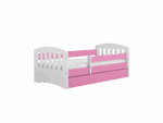 Classic - Baby Pink Παιδικό κρεβάτι (Με συρτάρι) - Image 3