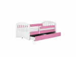 Classic - Baby Pink Παιδικό κρεβάτι (Με συρτάρι) - Image 4