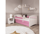 Classic - Baby Pink Παιδικό κρεβάτι (Με συρτάρι) - Image 5