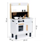 Ξύλινη κουζίνα με ηχητικά εφέ Ecotoys - Image 3