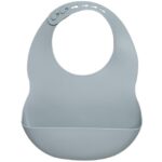 Σαλιάρα Σιλικόνης Dusty Blue