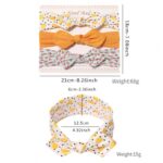 Κορδέλες σετ των 3 φιόγκος orange - Image 4