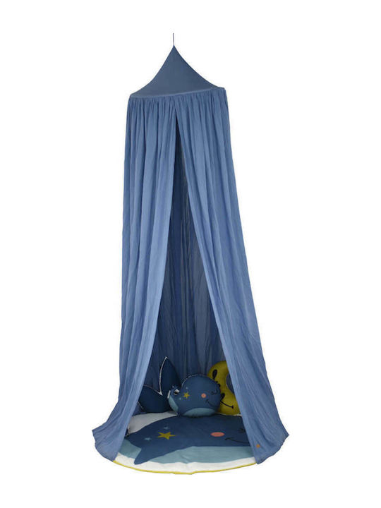 kounmple Κουνουπιέρα Δωματίου Whale Βαμβακερή Μπλε 250εκ. - Image 1