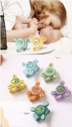 Αντικουνουπικό βραχιόλι Spinner με φωτάκι Πορτοκαλί / Κίτρινο - Image 2