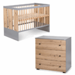 Ολοκληρωμένο δωμάτιο Pauline Oak με Κούνια και Συρταριέρα