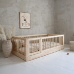 Bambi παιδικό κρεβάτι με στρογγυλό κάγκελο και προστατευτικό καγκελοφράχτη (πόδι 0 εκ.) - Image 8