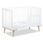 Κούνια κρεβάτι Sofie 120x60 εκ. Λευκή - Image 4