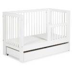 Κούνια κρεβάτι Olivia 120x60 εκ. Λευκή - Image 4