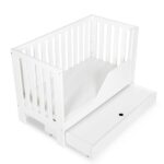 Κούνια κρεβάτι Amelia II 120x60 εκ. Λευκή - Image 3