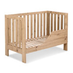 Κούνια κρεβάτι Amelia II 120x60 εκ. Oak - Image 6