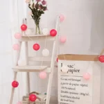 Διακοσμητικά φωτάκια μπαταρίας σε σχήμα μπάλα - Image 6