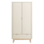 Δίφυλλη ντουλάπα Miloo Σαμπανιζέ - Image 2