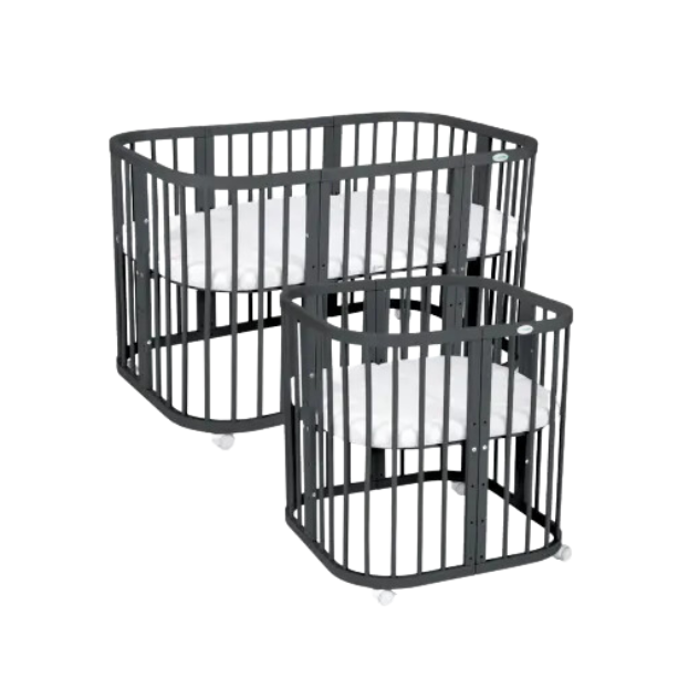 Kounia 7 se 1 graphite Κούνια 7 σε 1 Graphite με δώρο τo στρώμα - Image 1