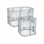 Κούνια 7 σε 1 Grey με δώρο τo στρώμα