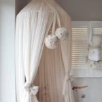 Τούλινο Canopy με πομ πον - Image 28