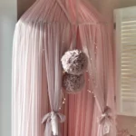 Τούλινο Canopy με πομ πον - Image 23