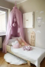 Τούλινο Canopy με πομ πον - Image 6