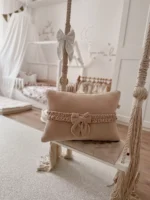 Μαξιλάρι με Φιόγκο Βελούδινο - Image 3