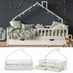 Κρεβάτι Marco μασίφ οξιά με αφαιρούμενη σκεπή - Image 5