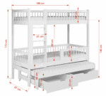 Evan 3 Κουκέτα για 3 παιδιά - Image 2