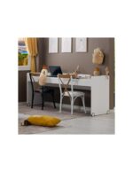 JOKER παιδική κουκέτα ΛΕΥΚΟ / ΦΥΣΙΚΟ ΞΥΛΟ για στρώμα 100 X 200 με μεταλλική σκάλα (ΣΥΝΘΕΣΗ) - Image 4