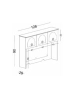 Παιδικό γραφείο Mosso με ράφια - Image 3