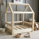 Furry Σκυλοκρεβατάκι Φυσικό Ξύλο Μεγέθη S-Μ-L - Image 4