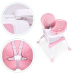 Καρεκλάκι φαγητού 2 σε 1 Ροζ - Image 8