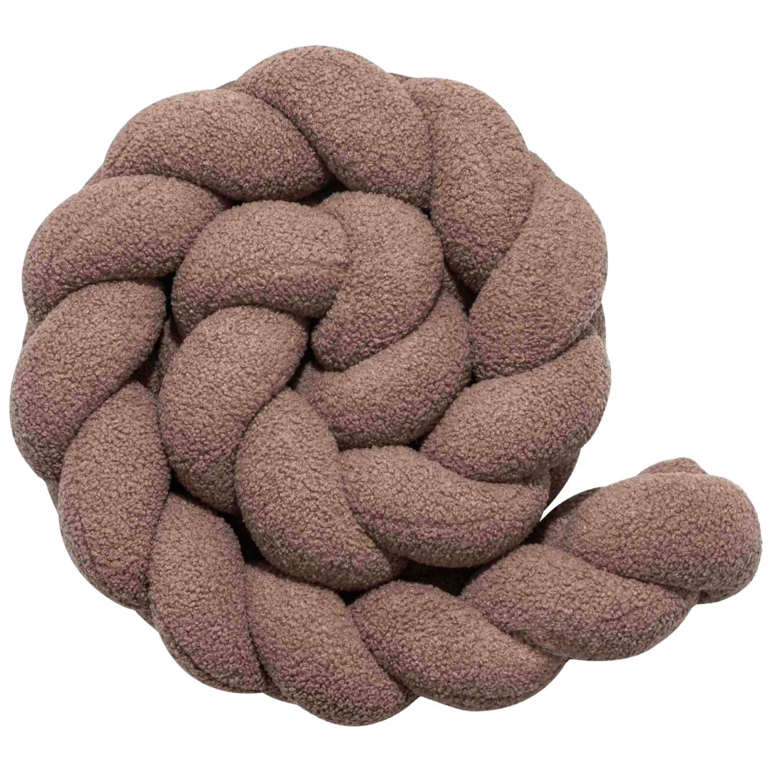 boucle braid brown Πάντα πλεξούδα τριπλή χειροποίητη Boucle 200x18εκ. Brown - Image 1