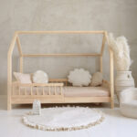 Bello Μontessori παιδικό κρεβάτι με αφαιρούμενα κάγκελα