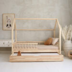 Bello Plus παιδικό κρεβάτι Montessori με συρτάρι ή δεύτερο κρεβάτι και αφαιρούμενα κάγκελα - Image 4