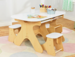 Τραπεζάκι με καρέκλες και δυνατότητα επέκτασης