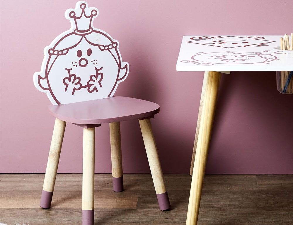 image_returner Παιδική Καρέκλα Ροζ Princesse 28x28x57.5cm - Image 1