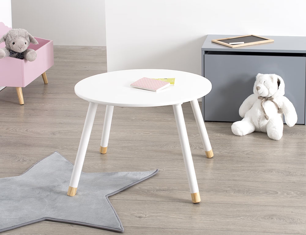 image_returner Παιδικό Τραπέζι Douceur Λευκό 60x60x43.5cm - Image 1