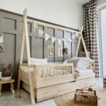 Tipi PLUS παιδικό κρεβάτι με στρογγυλό κάγκελο με συρτάρι ή δεύτερο κρεβάτι