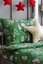Σετ παπλωματοθήκη και μαξιλαροθήκη Santa Claus
