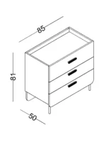 Συρταριέρα Linda - Image 2