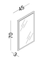 Καθρέφτης συρταριέρας Porto