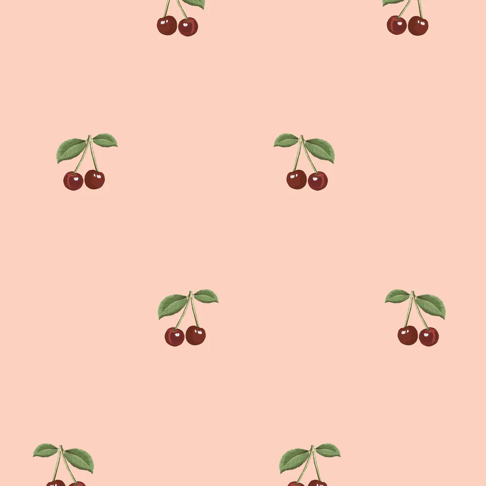 cherry1 Ταπετσαρία Little Cherries - Image 1