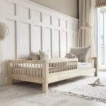 Basic παιδικό κρεβάτι με στρογγυλό κάγκελο (γρήγορη παράδοση)